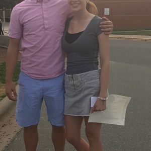 Fitted Grey V neck shirt!